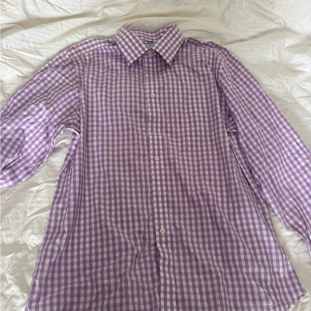 Charles Tyrwhitt Lavender Checkered Shirt